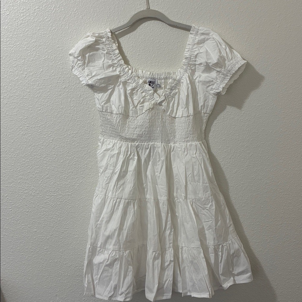 Princess Polly White Smocked Dress